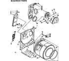 Kenmore 11076975440 bulkhead parts diagram