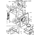 Kenmore 11076978100 cabinet assembly diagram