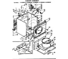 Kenmore 11076980600 cabinet assembly diagram
