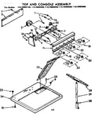 Top and console assembly