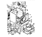 Kenmore 11076994600 cabinet parts diagram