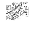 Kenmore 11077401400 top and console assembly diagram