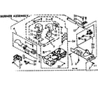 Kenmore 11077401600 burner assembly diagram
