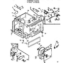 Sears 11077404100 cabinet parts diagram