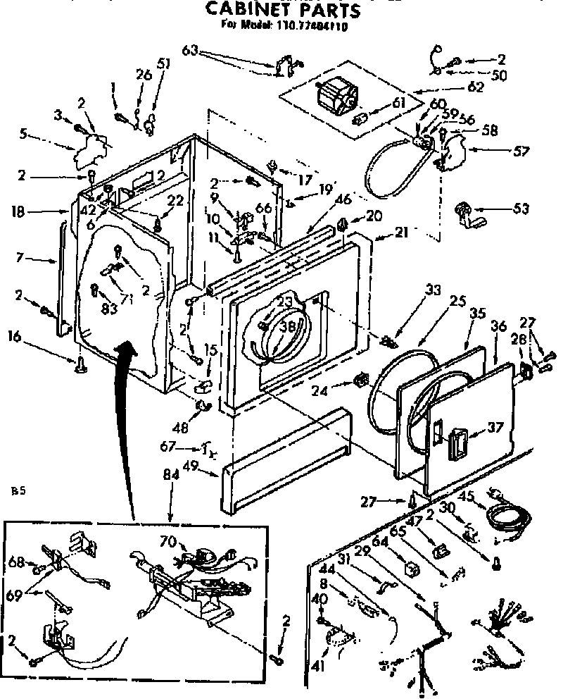 Cabinet parts