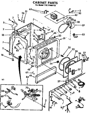 Cabinet parts