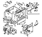 Sears 11077407100 cabinet assembly diagram