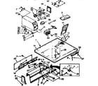 Sears 11077407100 top and console assembly diagram