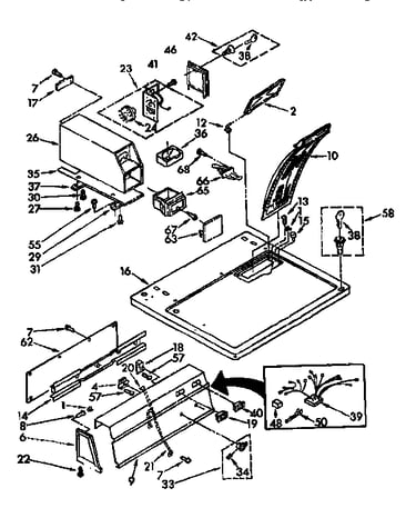 Top and console parts