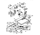 Sears 11077409100 top and console parts diagram
