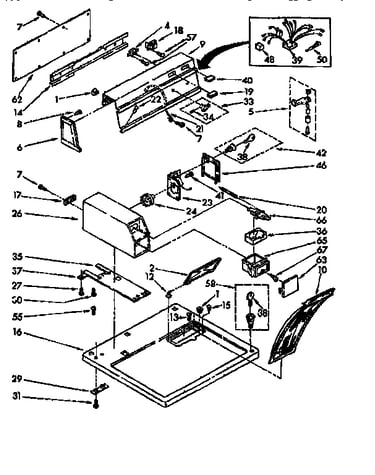 Top and console parts