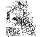 Sears 11077425900 cabinet assembly diagram