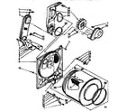Kenmore 1107743012A bulkhead assembly diagram