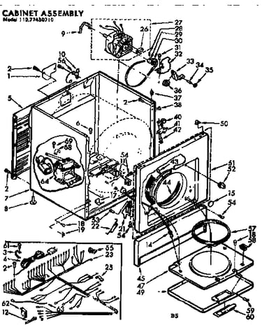 Cabinet assm