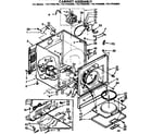 Sears 11077432200 cabinet assembly diagram
