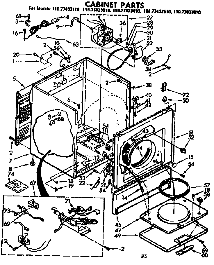Cabinet parts