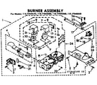 Sears 11077440200 burner asm diagram