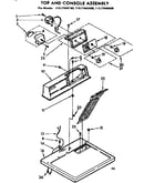 Top and console assembly