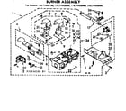Sears 11077450600 burner asm diagram