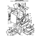 Sears 11077460100 cabinet assembly diagram