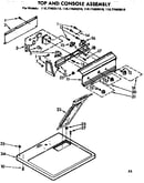 Top and console assembly