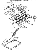 Top & console assembly