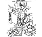 Sears 11077470200 cabinet assembly diagram