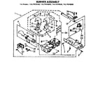 Sears 11077470400 burner assembly diagram