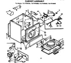 Sears 11077476600 cabinet assembly diagram