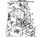 Sears 11077483110 cabinet parts diagram