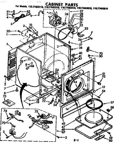 Cabinet parts