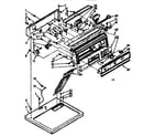 Kenmore 11077490400 top and console assembly diagram