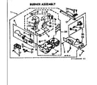 Kenmore 11077490400 burner assembly diagram