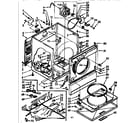 Sears 11077490610 cabinet assembly diagram