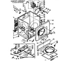 Sears 11077510100 cabinet assembly diagram