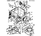 Sears 11077510110 cabinet assembly diagram
