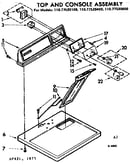 Top and console assembly