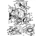 Sears 11077520400 cabinet assembly diagram