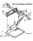 Top and console assembly