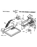 Top and console assembly