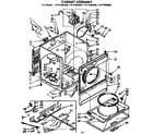 Sears 11077550600 cabinet assembly diagram
