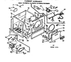 Sears 11077562210 cabinet assembly diagram