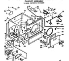 Sears 11077562810 cabinet assembly diagram
