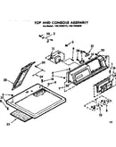 Top and console assembly