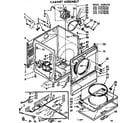 Sears 11077570200 cabinet assembly diagram