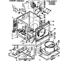 Sears 11077570410 cabinet assm diagram