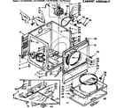 Sears 11077570620 cabinet assembly diagram