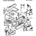 Sears 11077615100 machine sub-assembly diagram
