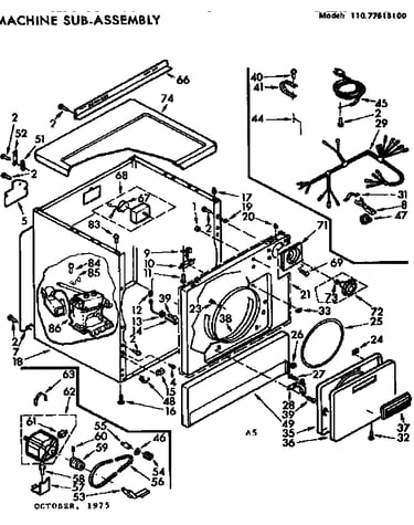 Machine sub-assembly