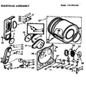 Sears 11077615100 bulkhead assembly diagram